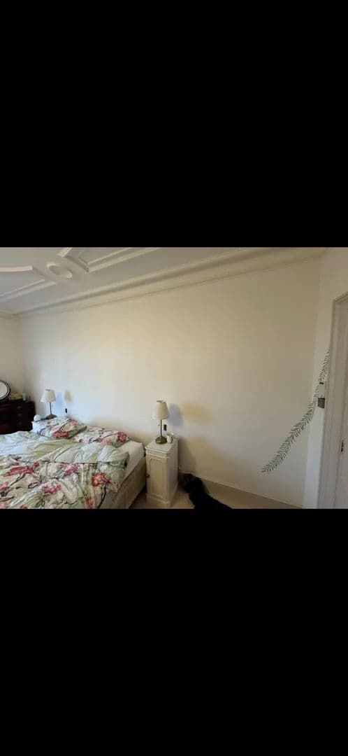 Bedroom replastered and painted – after