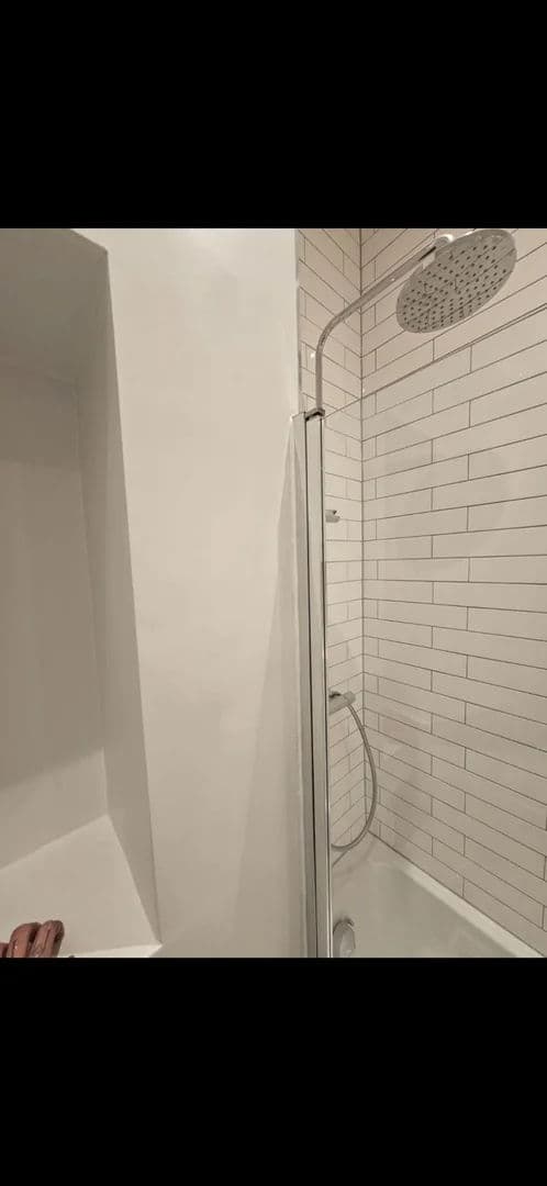 Tiled shower fit – after